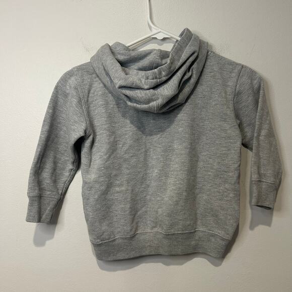 Disney Pixar Toy Sweatshirt Hoodie Toddler 4 Woody Buzz Forky Gray Pockets - Picture 2 of 4